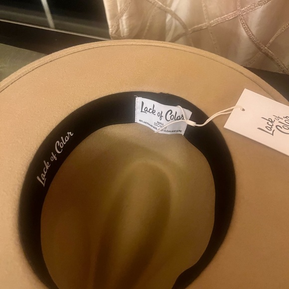 Pink-Beige Lack of Color Diego Style Fedora Hat/ NWT - Picture 10 of 10